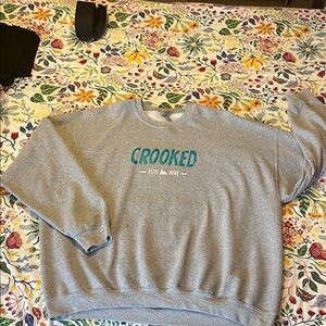 Light Gray Crewneck Sweater for Men